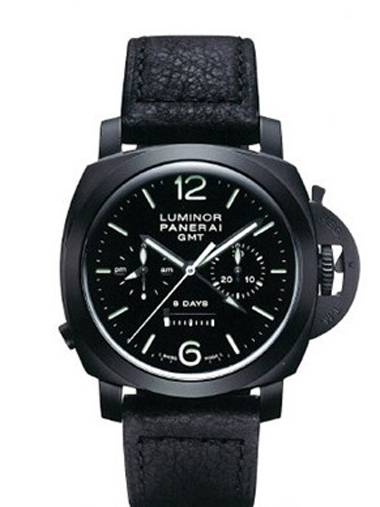 Panerai Luminor 1950 Chrono Monopulsante 8 Days GMT Mens watch P - Click Image to Close